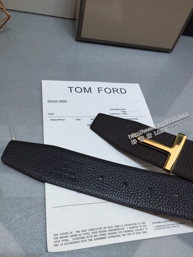 TOM FORD商務男士皮帶 湯姆福特雙面小牛皮腰帶  jjp1868